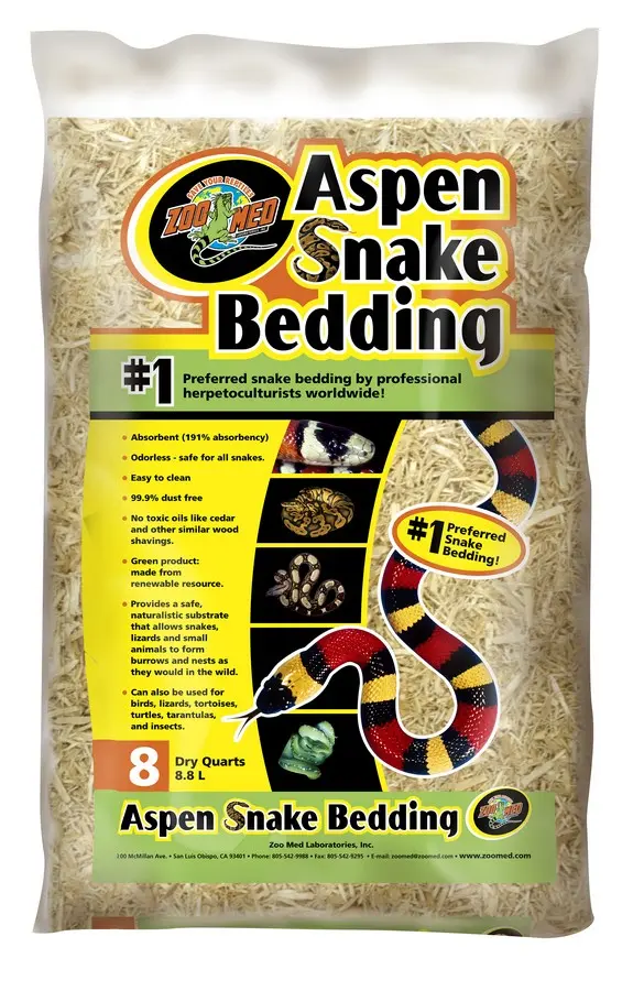 Zoo Med Aspen Snake Bedding (4.4l)